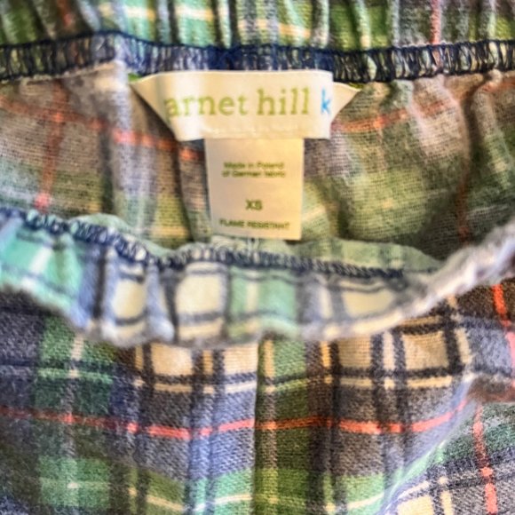 Boys Garnet Hill Kids Flannel Pajamas Size XS - Picture 5 of 5